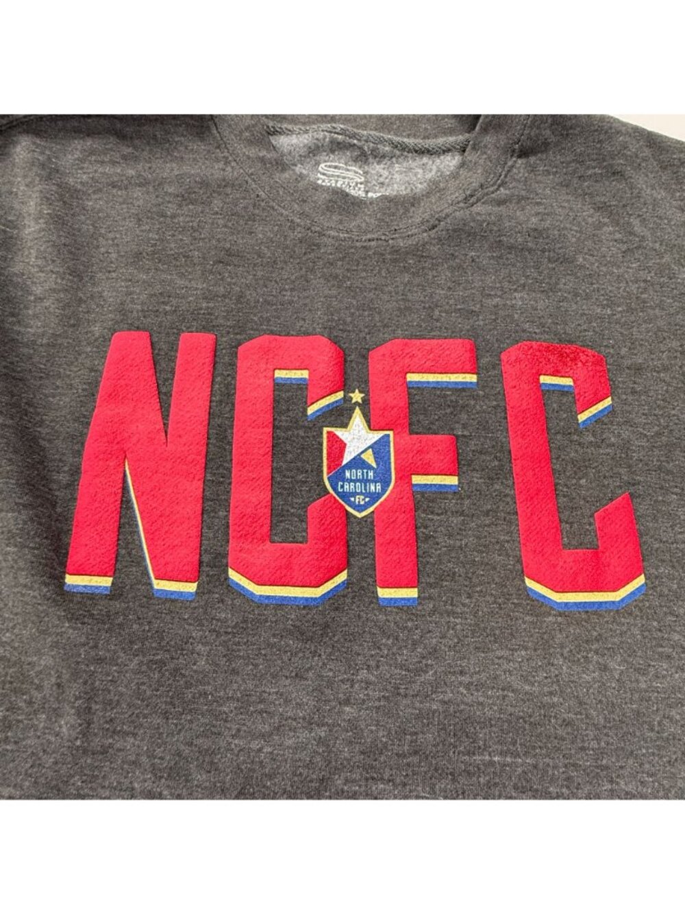 North Carolina Football Club NCFC Sweatshirt NWT Size 3XL Charcoal Heather - Picture 2 of 8